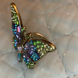 Betsey Johnson butterfly ring